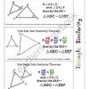 Congruent and similar triangles congruency two shapes are congruent if one of the shapes fits exactly on top of the other shape. 1