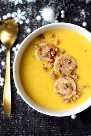Soupe De Courge Et Chataigne Medaillons De Boudin Blanc Recette Soupe Courge Recettes De Cuisine Recette De Cuisine Simple
