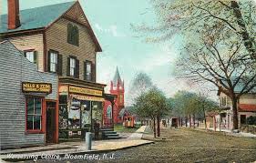 Stores At Watsessing Centre Bloomfield Nj Historic Scarce Postcard 1909 Bloomfield Postcard Historical