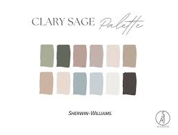 Clary Sage Paint Palette Sherwin