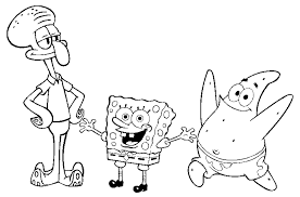 Our cool website offers one of the largest collections of free coloring pages for kids to print and to download. Spongebob Patrick Squidward Coloring Pages