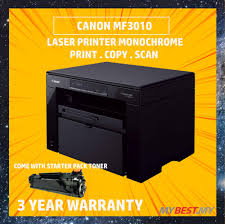 In this video i have show you how you can scan any documents from canon all model scanner and printer.কিভাবে canon দিয়ে স্ক্যান করবেন !!!!!canon mf toolbox. Canon Imageclass Mf3010 All In One Laser Mono Printer