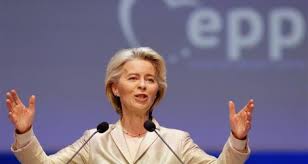 Ursula von der Leyen was re-elected President of the European Commission.