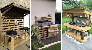 33 Cuisines Exterieures En Palette A Realiser Soi Meme Cuisine Exterieur Cuisine Exterieure Palette Exterieure