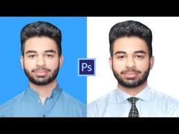 Make sure there are no shadows on your face or on the background. How To Change Background Shirt On Passport Size Photo In Photoshop Youtube