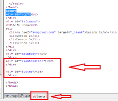 We created a footer that sticks to the bottom of our web page. Kompozer Add Footer Settings Mbrsolution
