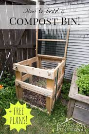 How To Build A Diy Compost Bin Free Plans Practically Functional Diy Compost Compost Bin Diy Compost Bin