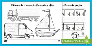 Certains d'entre eux sont directement mesurables. Mijloace De Transport Elemente Grafice Teacher Made