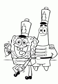 On 40 free and unique selection of pictures for children. Spongebob Squarepants Coloring Pages Playing Soccer Coloring4free Coloring4free Com