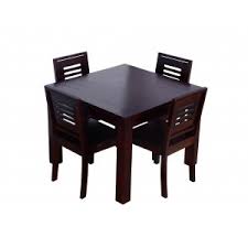 Fresh and stylish dining set. Four Sitter Solid Sheesham Wood Dining Table Directcreate Com