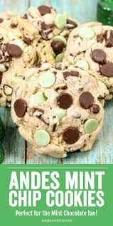 Andes Mint Chip Cookies Recipe Mint Chocolate Chip Cookies Mint Chip Cookies Cookies Recipes Chocolate Chip