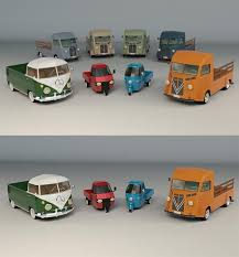 Low Poly Pickup Pack 02 In 2020 Low Poly Car 3d Model Poly