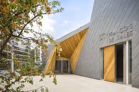 Atelier D Architecture Brenac Gonzalez Maison Saint Francois De Sales Architecture Church Architecture Roof Architecture