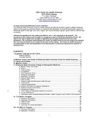 2017 2018 Catalog By Osu Center For Health Sciences Issuu