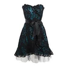 Black And Teal Lace Dress Brides Maids Dress I Really Like As Well Green Formal Dresses Green Prom Dress Emo Dresses