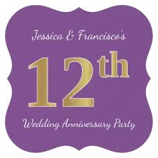 Twelve years of marriage is a fantastic achievement and we have the perfect gift ideas to help you celebrate in style. 8 12th Wedding Anniversary Ideas