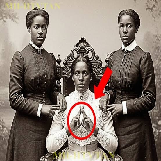 Mysterious 19th century portrait of African-American mother and daughters