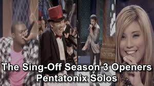 The new discount codes are constantly updated on couponxoo. The Sing Off Season 3 Openers Pentatonix Solos Youtube
