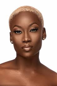 Lure Beauty Lashes Releases Stunning Campaign Dark Skin Blonde Hair Short Hair Styles Short Natural Hair Styles