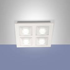 Modern led ceiling light for living dining room bedroom square chandelier lamp. Fabas Luce Formia Pl4 Led Square Ceiling Light Light Shopping