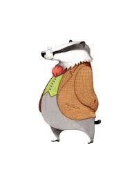 Mr Badget The Wind In The Willows By Kenneth Grahame Illustrated By Artist Erik Krenz Illustration Character Design Badger Illustration Character Design