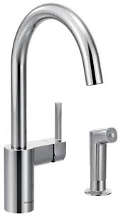 Select the department you want to search in. Moen 7165 Single Handle High Arc Kitchen Faucet With 8 Inch Reach Duralock Quick Connect System Ada Compliant And Side Spray Chrome