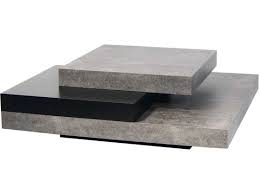 A design coffee table adapted to your space. Temahome Slate Concrete Look Pure Black 35 Wide Square Coffee Table Tem9500627132