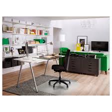 Buy Thyge Desk White Silver 160x80 Cm Online Uae Ikea Length 100 cm width 60cm height 75cm two drawers with lots of storage space. thyge desk white silver colour 160x80 cm