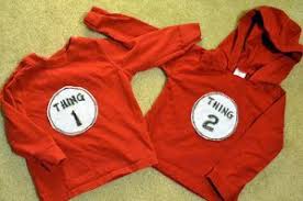 The cost of costumes can add up so quickly and this is a great way to keep things. Diy Thing 1 And Thing 2 Costumes Allfreekidscrafts Com