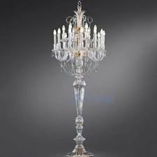 Discover lamps, wall sconces and candleholders created by talented artisans from around the world. Glass Led Standing Chandelier Floor Lamp Shri Baba Electric Corporation Id 20693528848