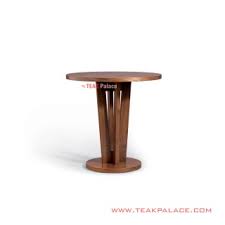 Desain meja kaca minimalis simpel untuk ruang tamu kecil. Meja Sudut Ruang Tamu Minimalis Kayu Jati Solid Seri Vortex