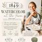 Watercolor at the Farm | Summer Watercolor...