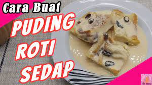 How to make bread pudding cara buat puding roti. Resepi Puding Roti Mudah Dan Sedap Pudingroti Sisdamia Youtube