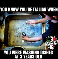 Who Was Washing Dishes By The Hardcore Italian Memes Facebook