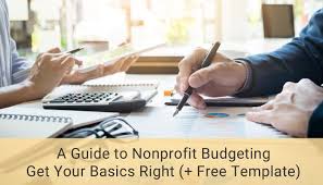 Transporting, fostering, fundraising, adopting, donating, and promoting. A Guide To Nonprofit Budgeting Get Your Basics Right Free Template