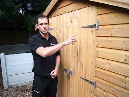 The double doors are still locked, you notice, but the hinges have been completely removed. Keytek Security Tips Shed Out House Security Youtube