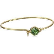 Amazon Com 1928 Jewelry Best Of Times 14k Gold Dipped Peridot Green Wire Bracelet Jewelry Jewelry Clean Gold Jewelry Antique Jewelry