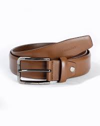 Leather Belt With Buckle Closure