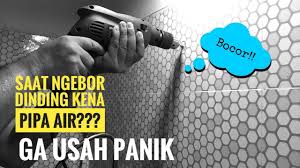 Cara memperbaiki pipa air bocor di tembok terkena mesin bor. Cara Memperbaiki Pipa Air Bocor Di Tembok Terkena Mesin Bor Youtube