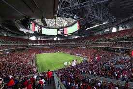 A stadium unlike any other. Atlanta United Rises But Gig Economy Slows Inside Mercedes Benz Stadium
