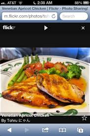 Day 13 Lunch Olive Garden Venetian Apricot Chicken With Asparagus And Broccoli And A Bowl Of Salad Dressing On Si Apricot Chicken Chicken Asparagus Chicken