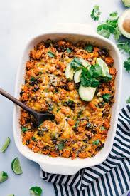 The 12 Best Baked Quinoa Recipes Simply Quinoa Enchilada Bake Baked Quinoa Recipes Yummy Sweet Potatoes