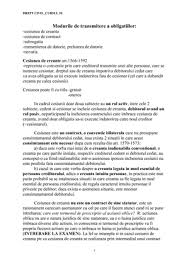 Cesionarul vinde catre cedent creanta la valoarea de. Drept Civil Cursul 10 Tgo Studocu