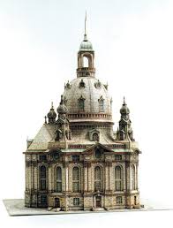 Frauenkirche Dresden Paper Architecture Paper Models Paper Houses