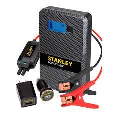 Stanley 600 Peak Amp Portable Car Jump Starter With Usb Power And Work Light Ss4ls The Home Depot