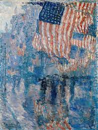 We believe this image to be in the public domain and copyright to have expired. Childe Hassam S The Avenue In The Rain Painting By Vintage Images