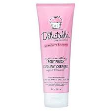 Amazon Com Delectable By Cake Beauty Super Smoothing Body Polish Strawberry Cream Body Scrubs Beauty Personal Care