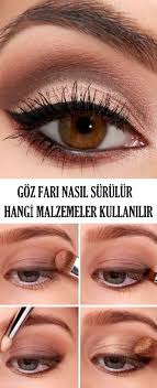 Goz Fari Nasil Surulur Hangi Malzemeler Kullanilir Goz Fari Makyaj Puf Noktalari Makyaj Adimlari