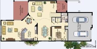 خرائط فيلا اوربية صغيرة المساحه 5 غرف نوم Floor Plans Design Car Garage