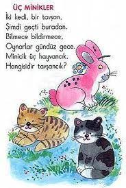 Sevgi Tekerleme Ile Ilgili Gorsel Sonucu Kedi Bilmeceler Ikiz